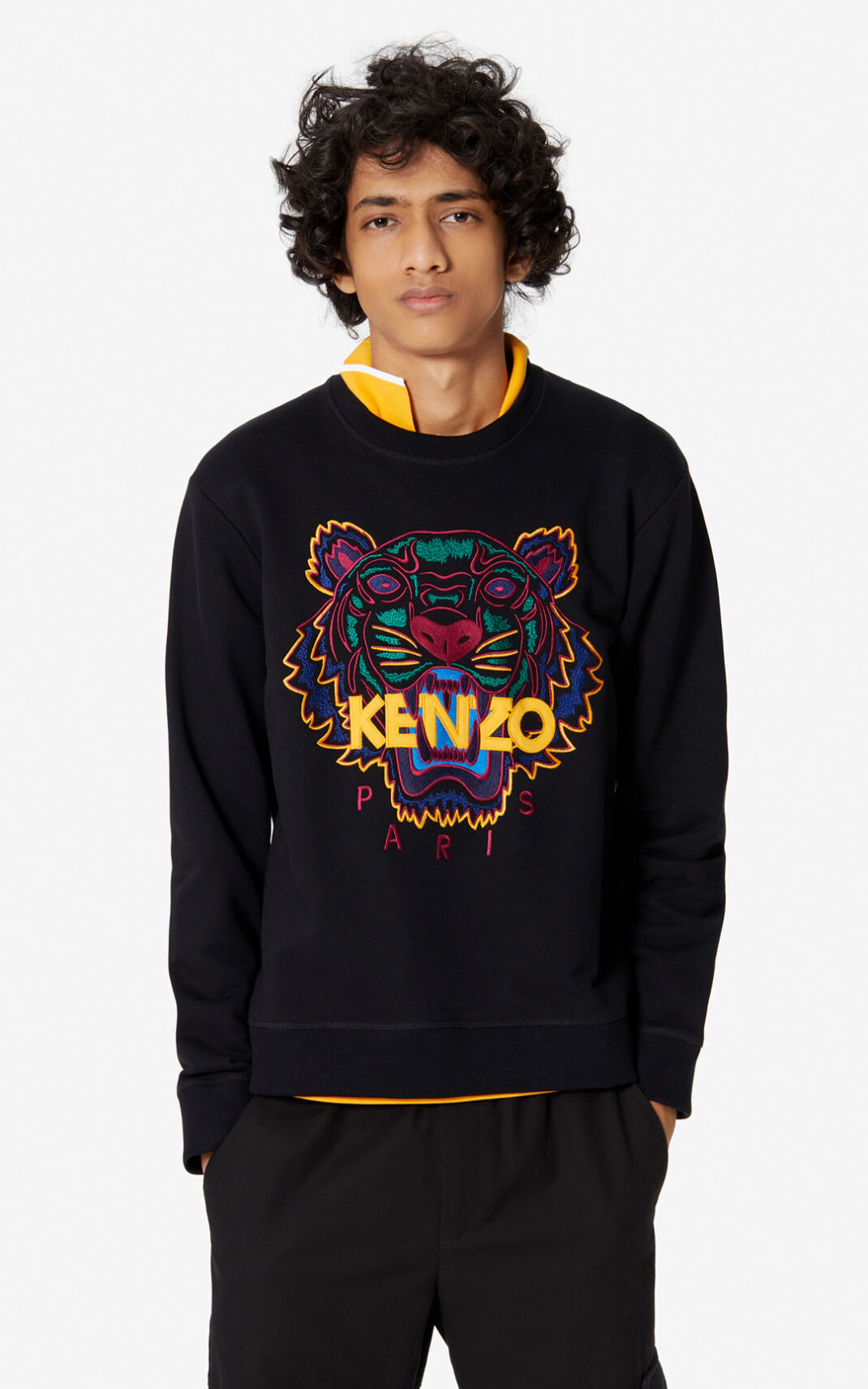 Kenzo Tiger Sweatshirt Herre - Sort DK-230305